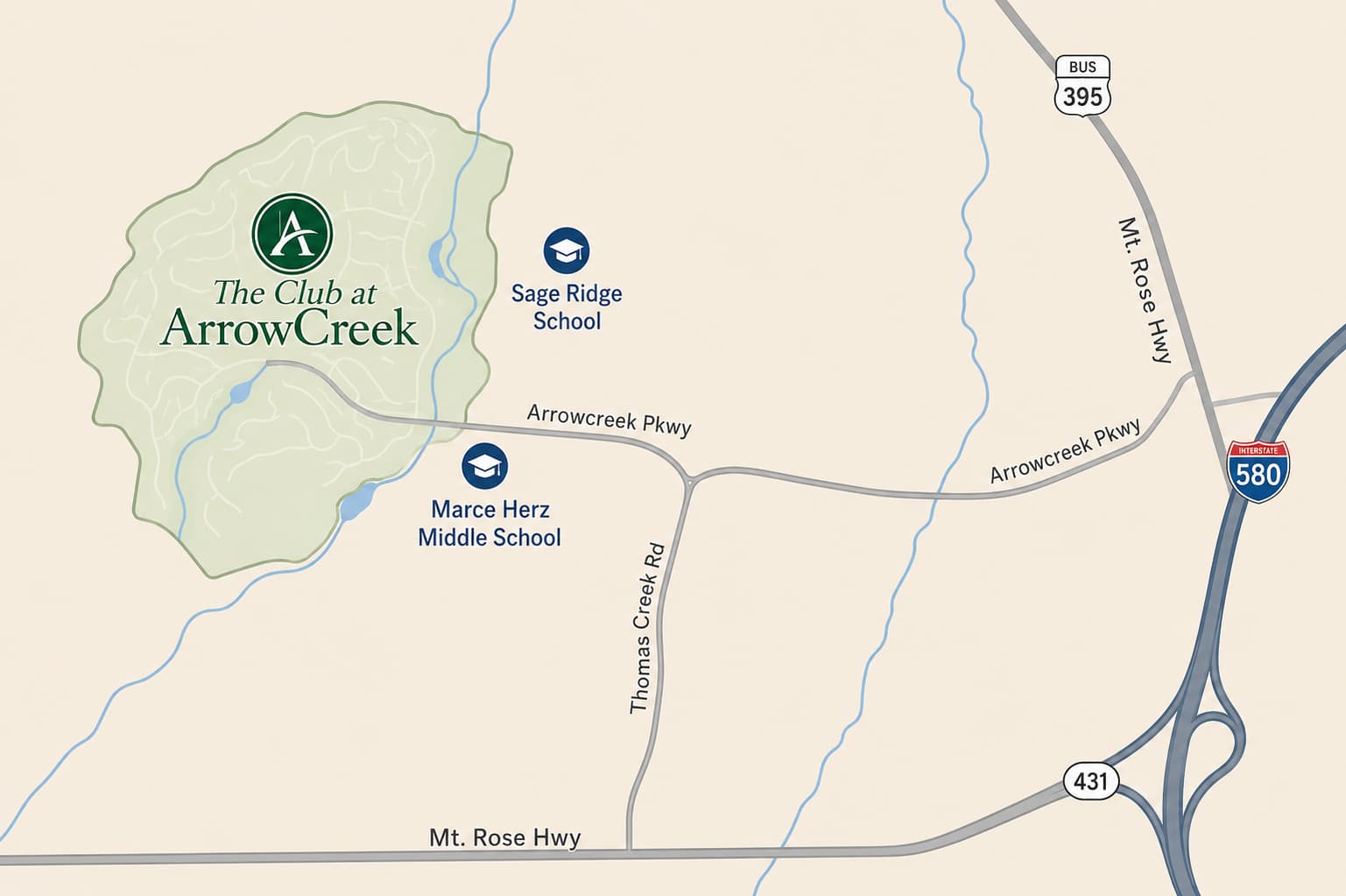 ArrowCreek Map